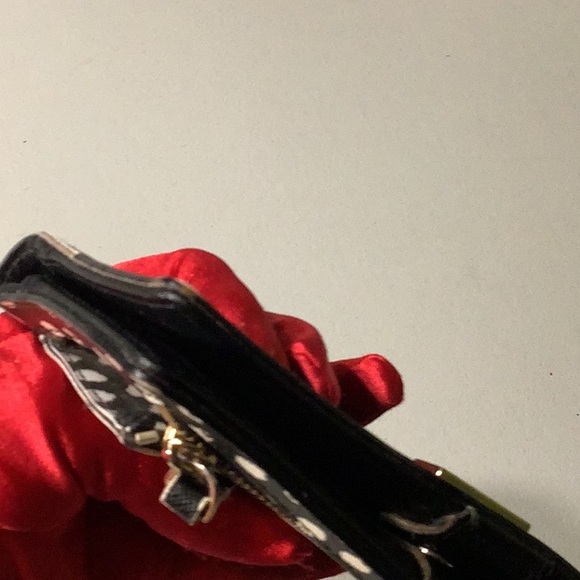 Kate Spade Black and White Polka Dot Wallet - Picture 8 of 10